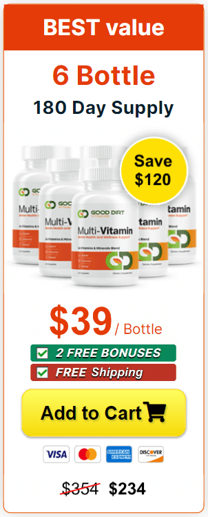 good dirt vitamins 6 bottles price